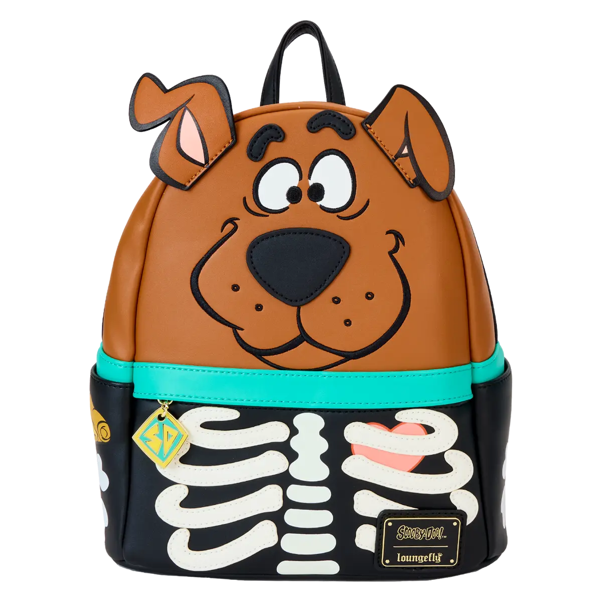 Scooby-Doo Skeleton Cosplay Glow Mini Backpack