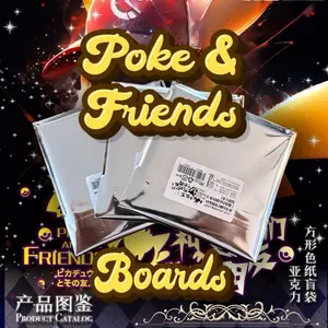 Poke & Friends Acrylic Boards Pokemon CCG - 1 Board Per Pack