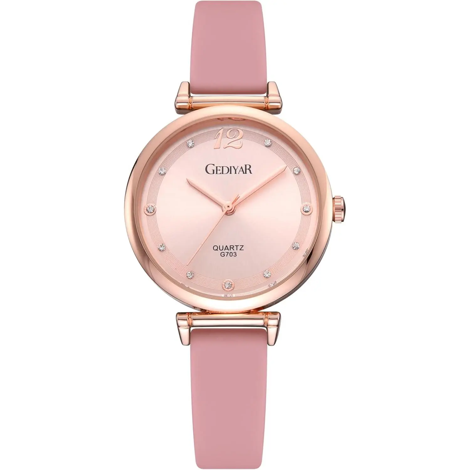 Women's Waterproof Wrist Watch for Students,Nurse, Professionals,Easy Read Dial,Silicone Band,Water Resistant Quartz Analog Ladies Watches