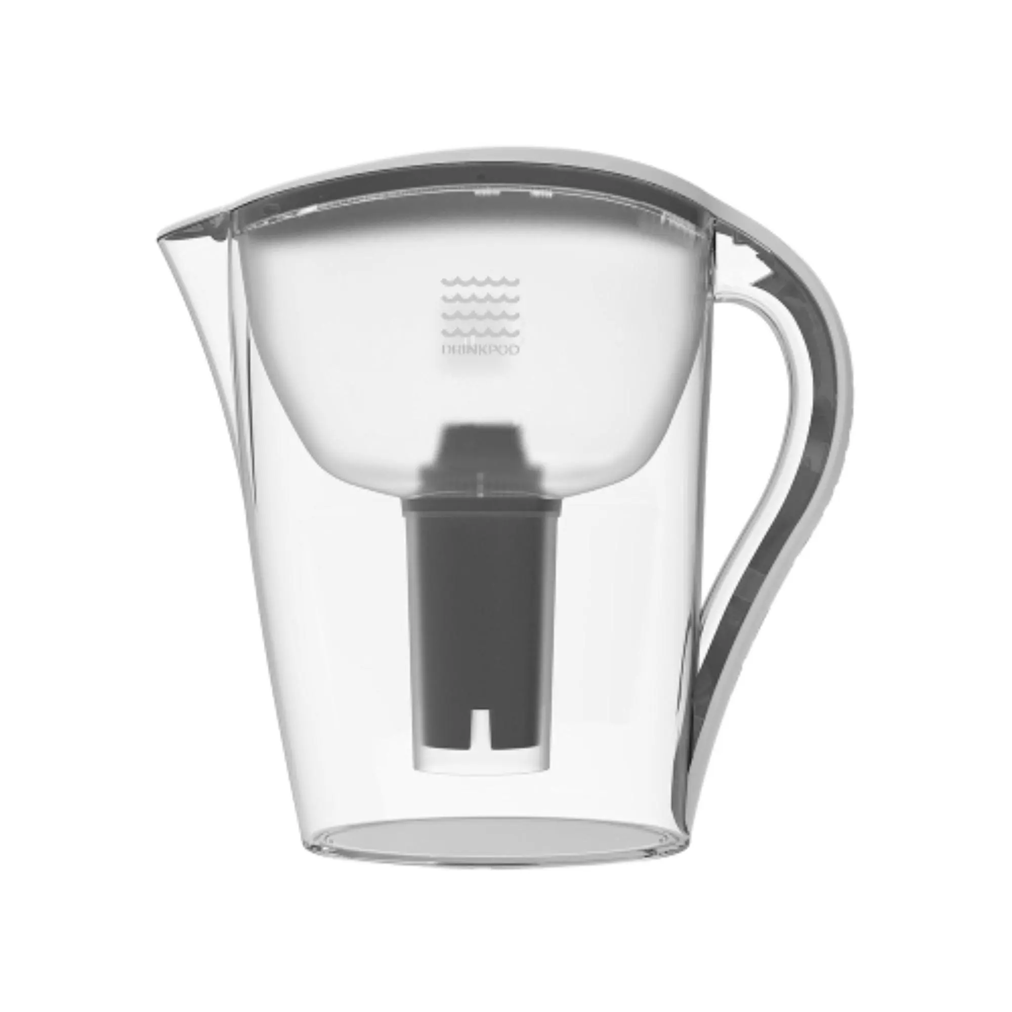 Drinkpod Ultra Premium Alkaline Water Pitcher 3.5L Pure Water Ionizer White