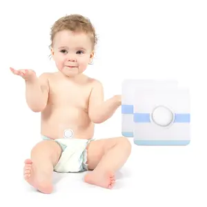 Infant Umbilical Hernia Patch with Compression Pad, Upgraded WPU Film, High Quality Cotton, Skin Friendly, Easy to Tear and Stick, Relieve Baby Discomfort, for Small Umbilical Hernia Protrusion, Hygienic Individual Package  1 box, 7 patches