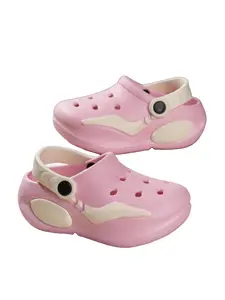 Breathable Hole Shoes, Summer Non-Slip Soft Sole, Anti-Kick Back, Stable Heel, Unisex Baby Walking Shoes, Toddler Clogs, Kids Shoes, Soft Soled Shoes