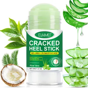 Elaimei Crack Feet Prevention Stick, Anti Crack Foot Cream Stick, Foot Care Cream Cracked Feet, Moisturizing Foot Balm, Softening and Nourishing Cream for For Dry Heels
