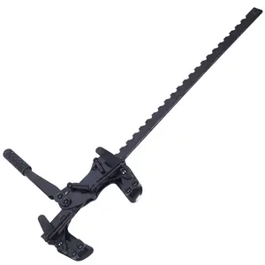 33 Inch Fence Stretcher, Fence Wire Stretcher Tool - Barb Wire Fencing Tightener and Splicer, Wire Barbed Wire Fence Stretcher Tools for Splicing and Stretching Fence Wire, Black