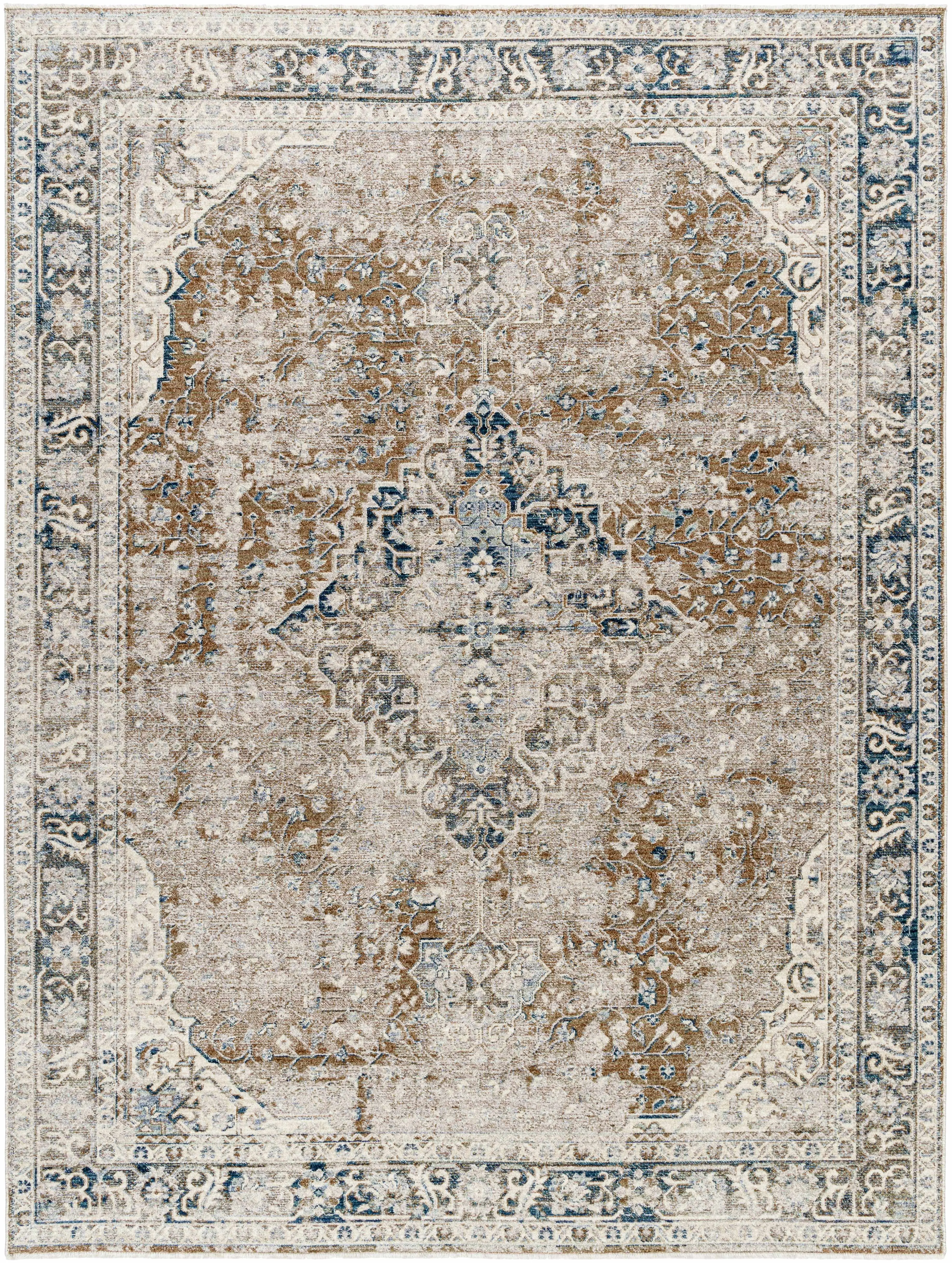 Jemma Brown Print Area Rug, Ornamental Scandinavian Style Room & House Decor - Clearance, Room Decor Jemma Brown Print Area Rug, Ornamental Scandinavian Style Room & House Decor - Clearance, Room Decor