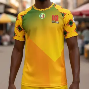 Senegal Jersey Soccer - Name and Number - Authentic - Personalizable - Short Sleeve - Regular Fit - Premium Fabric - Eco-friendly ZADO