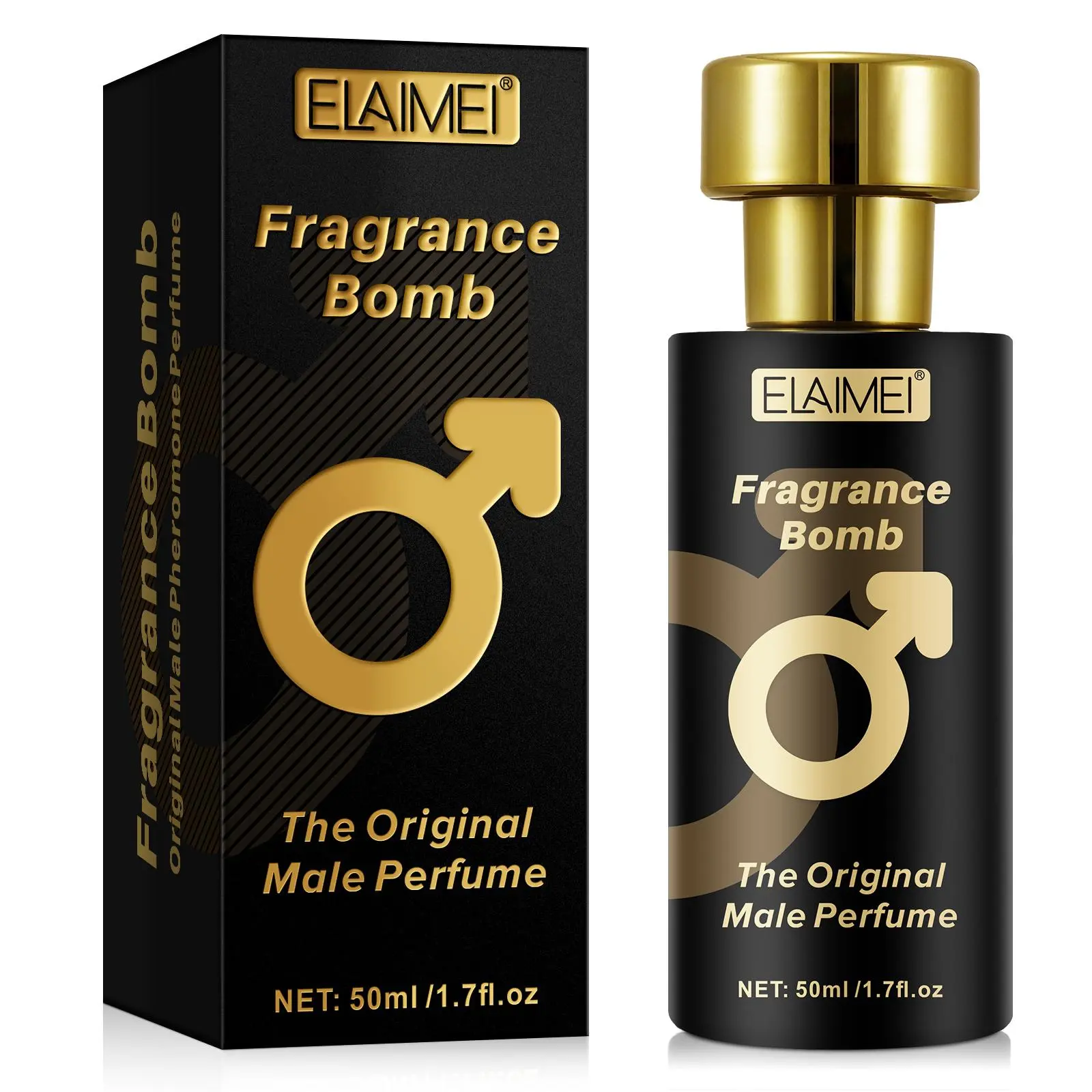 Elaimel Perfume Bomb 50ML for Men, Attracts Women, Enhances Charisma and Confidence, Long-Lasting Pheromone Scent, Natural Fragrance, Long Lasting Fragrances