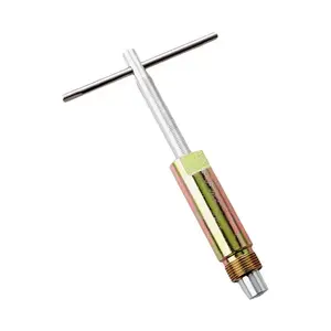 Compression Sleeve Puller Plumbing Tool – Lever-Action Nut & Ferrule Remover with Auto Pull Design, Hex Bit and T-Handle Grip for 1/2" Compression Fittings, Corrosion-Resistant for Seized Supply Stops