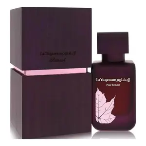 Rasasi Layuqawam Women's EDP Fragrance - 2.5 fl oz, Citrus Bergamot Top Note, Elegant Citrus Bottle, New in Box, Fragrance Edp