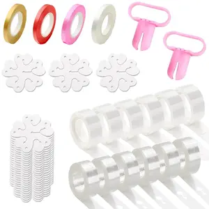 38-in-1 Balloon Arch Kit with Tape, Glue Dots, Flower Clips, Ribbons, & Tie Tools for Party Decor