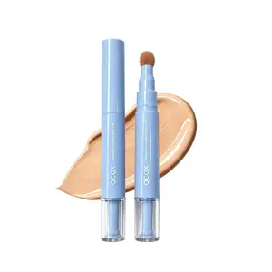 Dual-effect Concealer Pen & Foundation Eye Concealer - 24-Hour Long-LastingFull Coverage Matte Finish.Healthy Skin Glow Perfector Concealer Pen (Natural Beige)