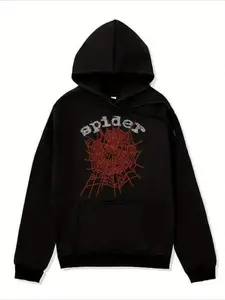 Spider Cobweb Pattern Hoodies Streetwear Fashion Gothic Darkly Zipper Hoodie Men Women Y2k Autumn Hooded Sweatshirt Jacket Coat