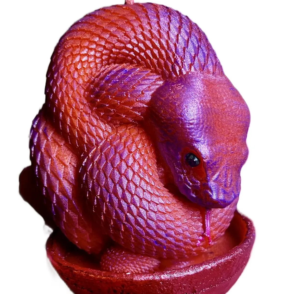 Coiled Snake Candle - Decorative Candle for Home and Party - Ornaments