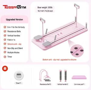 Pilates Board,Multi-functional Ab Exercise Board,FoldableHome Pilates Reformer with Knee Mat ,Timer andResistance Bands,Abs Workout Equipment forAbdominal & Core Strength Training #TikTokShopBlackFriday  #TikTokShopCyberMonday