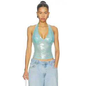 Free People x REVOLVE Dance Til Dawn Halter Top In Capri