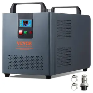 VEVOR Industrial Water Chiller, CW-5200, Industrial Water Cooler Cooling System with Built-in Compressor 7L Water Tank Capacity 13 L/min Max Flow Rate, for CO2 Laser Engraving Machine Cooling MachineVEVOR Super Brand Day