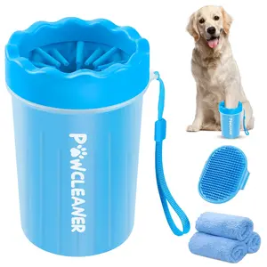Dog Paw Cleaner Washer, Muddy Pet Foot Cleaner for Small, Medium, Large Dogs & Cats
