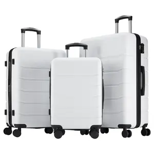【Summer Sale】Travel Luggage, 20"/24"/28" Hardshell ABS Suitcase with Double Spinner Wheels, Lightweight Expandable Rolling Luggage with TSA Lock, Hardshell Abs Luggage