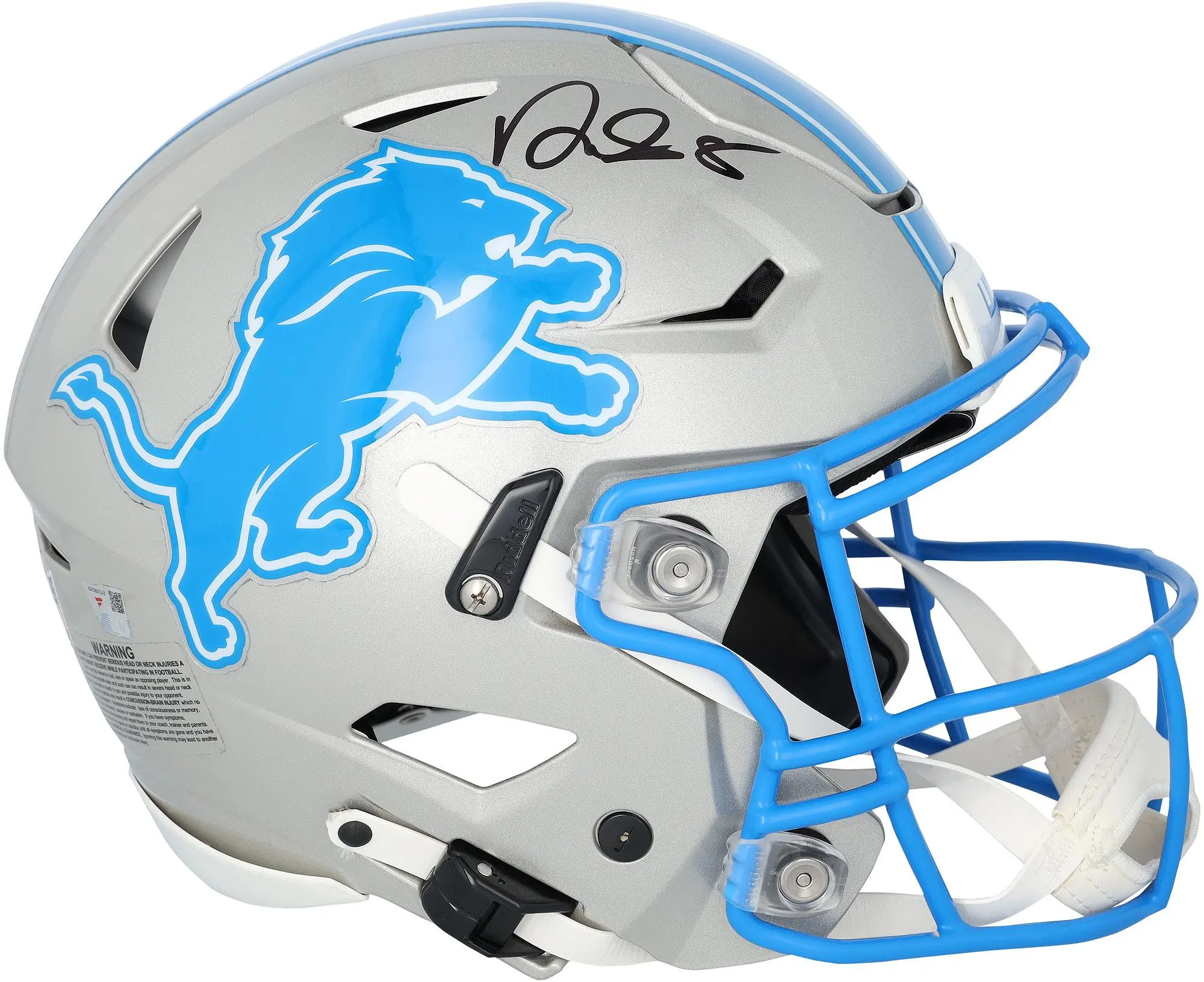 David Montgomery Detroit Lions Autographed Riddell Speed Flex Authentic Helmet - Fanatics Authentic Certified