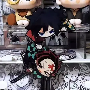 2pc Demon Slayer Tanjiro & Tomioka Giyuu Creative Acrylic Sitting Stand Keychain