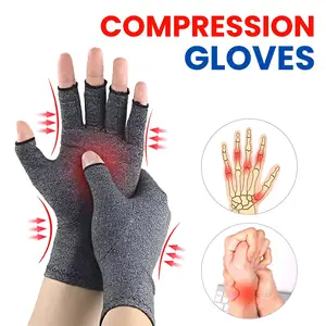 Arthritis Gloves for Women Fingerless Compression Wrap for Hand Pain Osteoarthritis Relief Healthcare Therapy