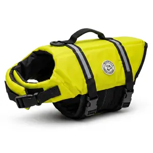 High Performance Dog Flotation Vest for Swimming & Boating – Reflective Dog Life Preserver with Handle – Adjustable Safety Vest for Small, Medium & Large Dogs
