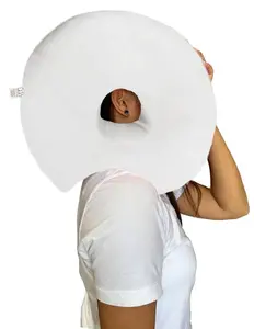 Comfortable Donut Pillow for Side Sleepers with Soft Ear Support - Reduces Discomfort, Sleeping Pillow, Soft Neck Pillow, Bedroom Accessories