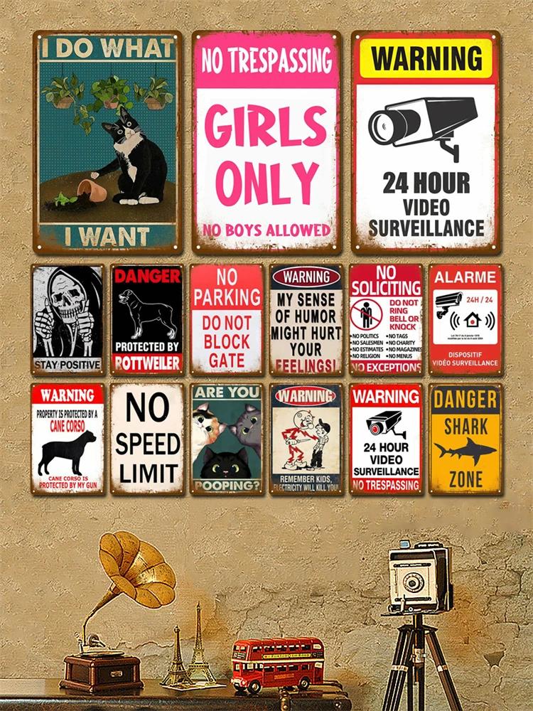 8x12inch Vintage Tin Sign Home Decor Items Wall Decor Art Wall Mural Room Decoration Items Decor Men Retro Metal Sign Plate Bar Posters