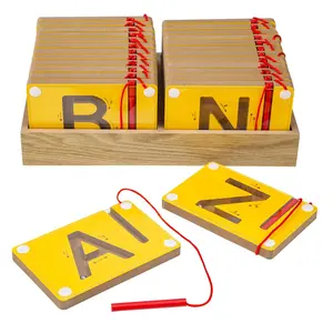 13 3/4" x 9 3/4" Alphabet Wood Tracing Boards – 26 Pc.