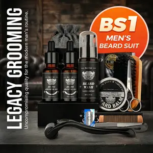 Beard Kit for Men, All-in-One Beard Grooming & Care Kit, Beard Growth Essentials, Ideal Gift for Husband, Boyfriend & Dad