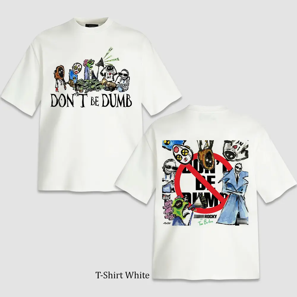 Don't Be Dumb 2026 #3 Merch For Asap Mob Fans High-quality Cotton T-Shirt, Rakim Mayers Fan Shirt Hip-Hop Shirt, Don't Be Dumb Tour Merch, Gift For Flacko Rap Fan Graphic Tee