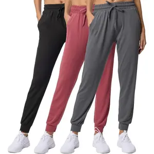 3Pack:Women'sUltra-SoftLoungeJoggersSweatpantsAthleticYogaPantswithPockets(AvailableinPlus)