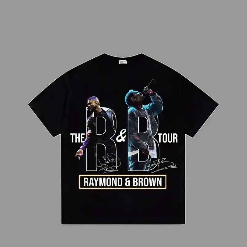 Ch.Brown Usher Raymond The R&B Tour 2026 Unisex Tee