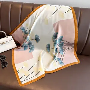 Fine Flicker|70cm silk scarf, professional small square scarf, high-end sense neckerchief, versatile for spring and summer,A thoughtful, elegant gift for colleagues, friends, or loved ones on birthdays, anniversaries, or holidays|gift box|gift bag