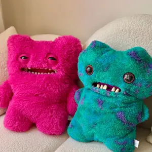Big Original Monster Plush Doll 47cm Large-Sized Funny Ugly Tooth Monster Crazy Rabbit Fluffy Stuffed Plush Dolls Toys