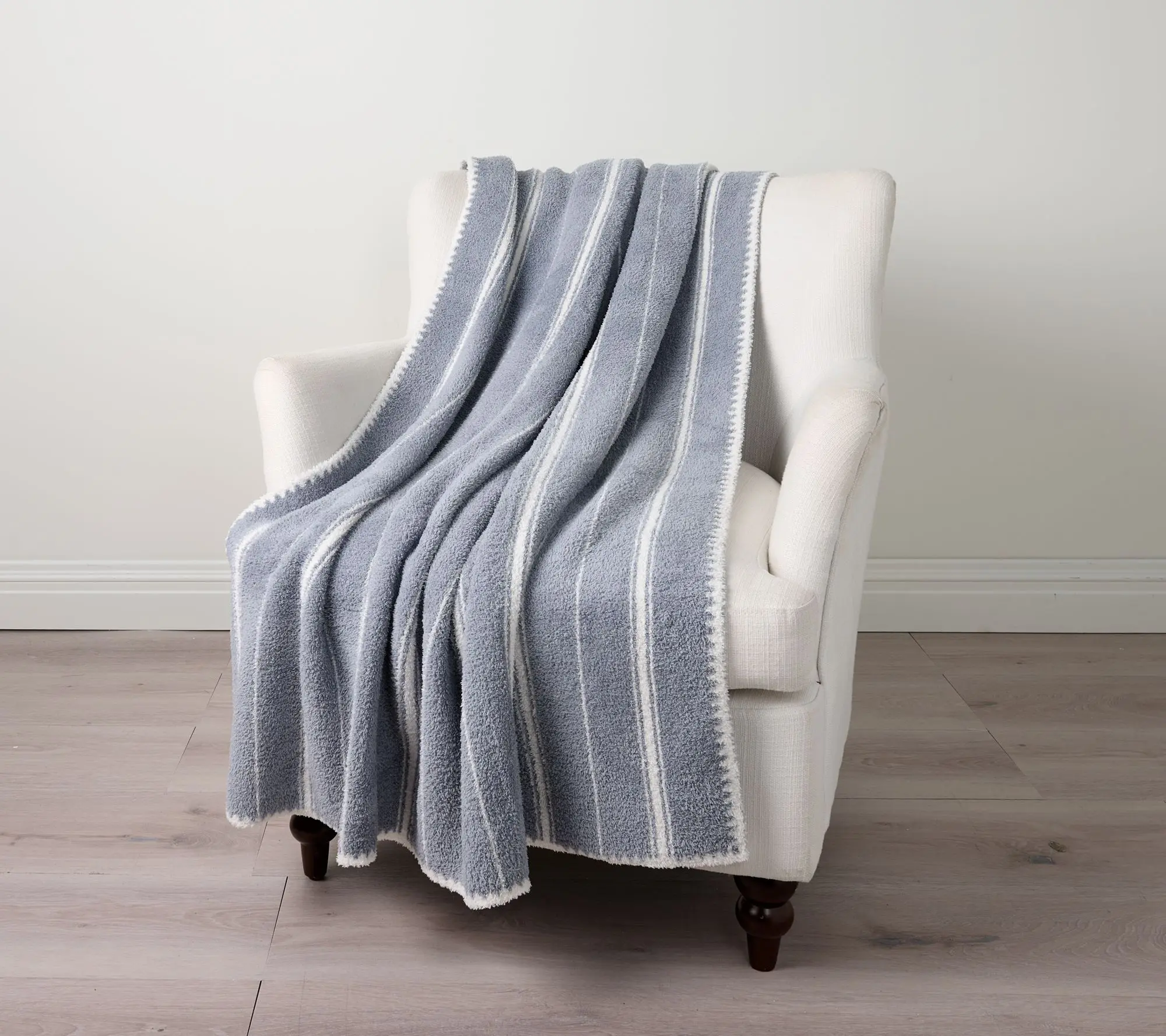Barefoot Dreams CozyChic Farmhouse Stripe 45"x60" Blanket