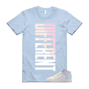 1 Love Is In The Air Half Blue Pale Ivory White Mid SE T Shirt Match DFRNT