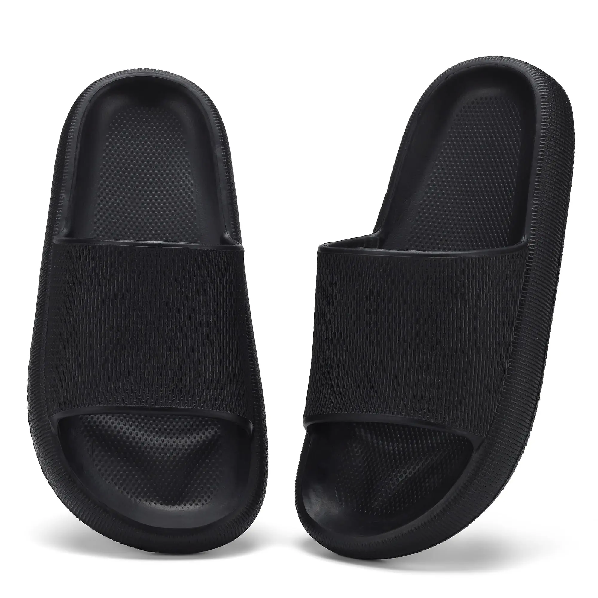 Sports Slide Sandals - Unisex Soft Thick Soled Pillow Slippers, Casual Slip-On Quick-Drying Non-Slip Shower Footwear, Thick Soled Slippers, Slides For Women, Shoe, Foam Slides
