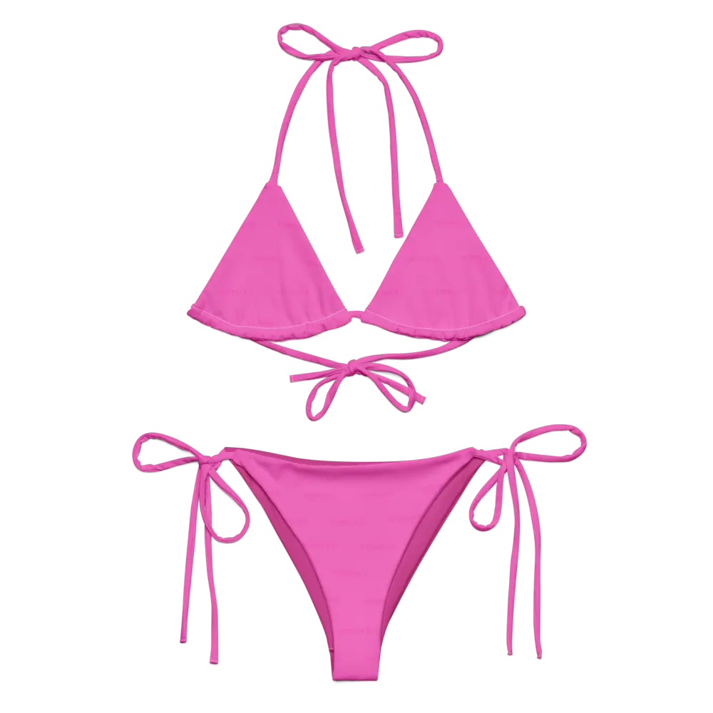 Pink string bikini Pink string bikini