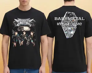 2 Sided BABYMETAL LA World Tour 2025 2026 Exclusive T-Shirt, Print & Shipped In Usa, Gift For Fan