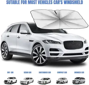 Car windshield sunshade, foldable car windshield sunshade, keep your car cool, front window sunshade suitable for hatchback, truck, SUV, MPV