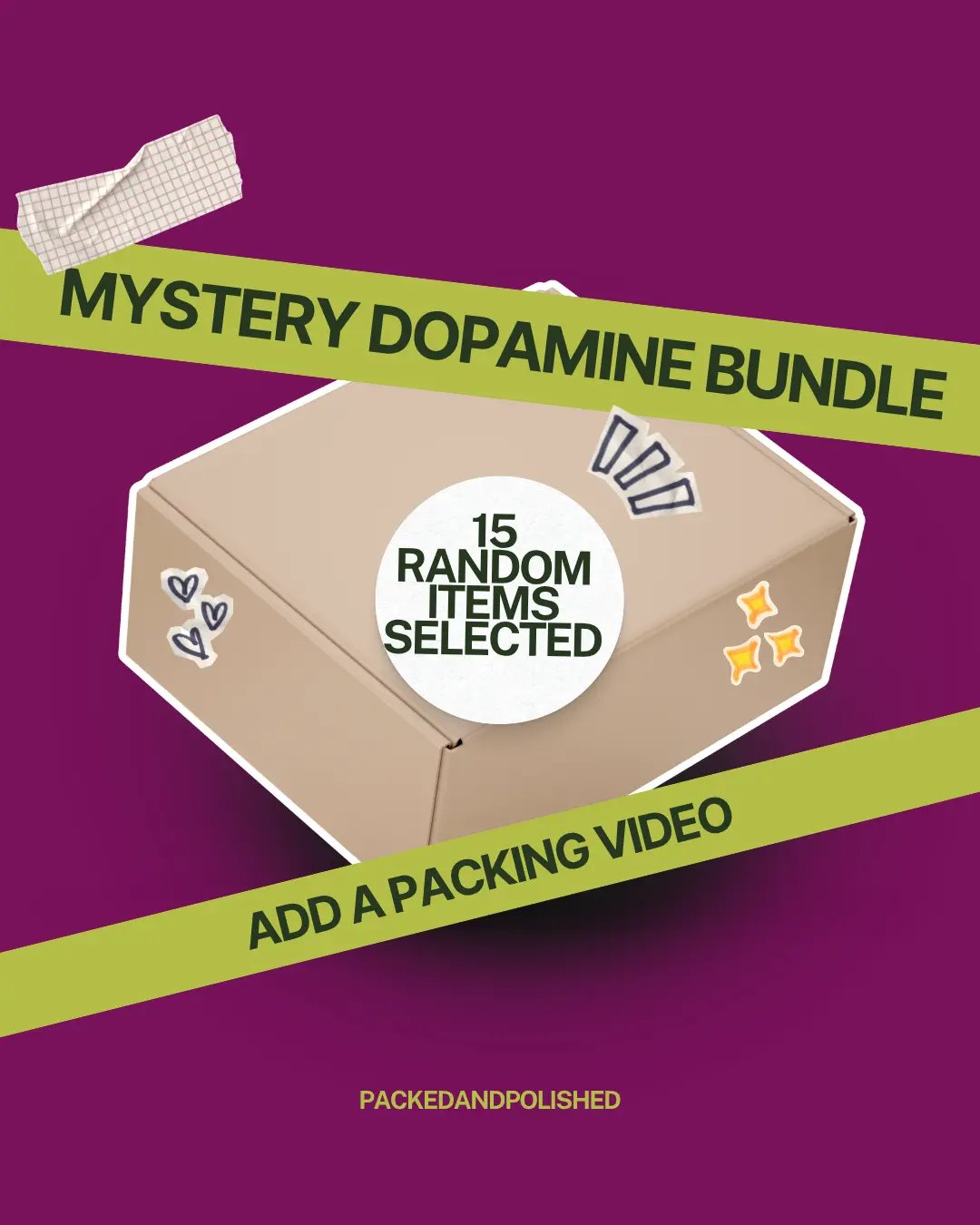 Mystery Dopamine Bundle - A Surprise Bundle with 15 Mystery Items 