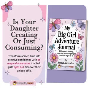 My Big Girl Adventure Journal by Amaya Alexander 45 Days of Growing Learning & Shining Bright for Girls Ages 6-8 Creative Confidence Building Journal