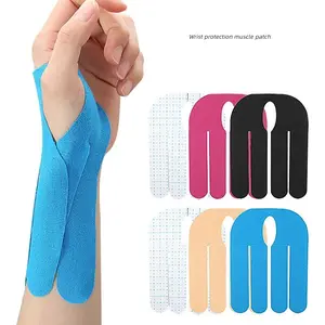 Elastic Precut Wrist Tape for Baseball Bowling & Tendon Pain Relief, Breathable Carpal Tunnel Support, Universal Fit Sport Injury Prevention, Breathable Sports Tape