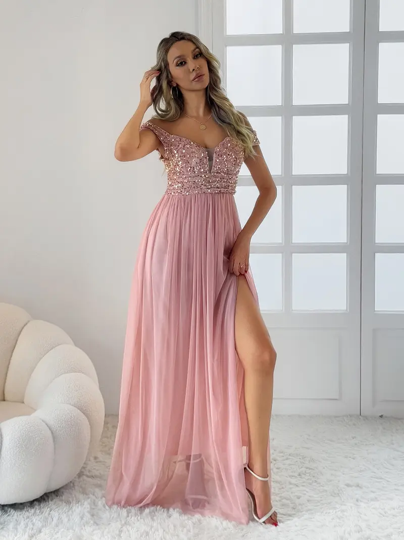 open lace back dress Mint Green Rhinestone Prom Dress with Sheer Corset & Slit – SS222 –  Viniodress main image 0