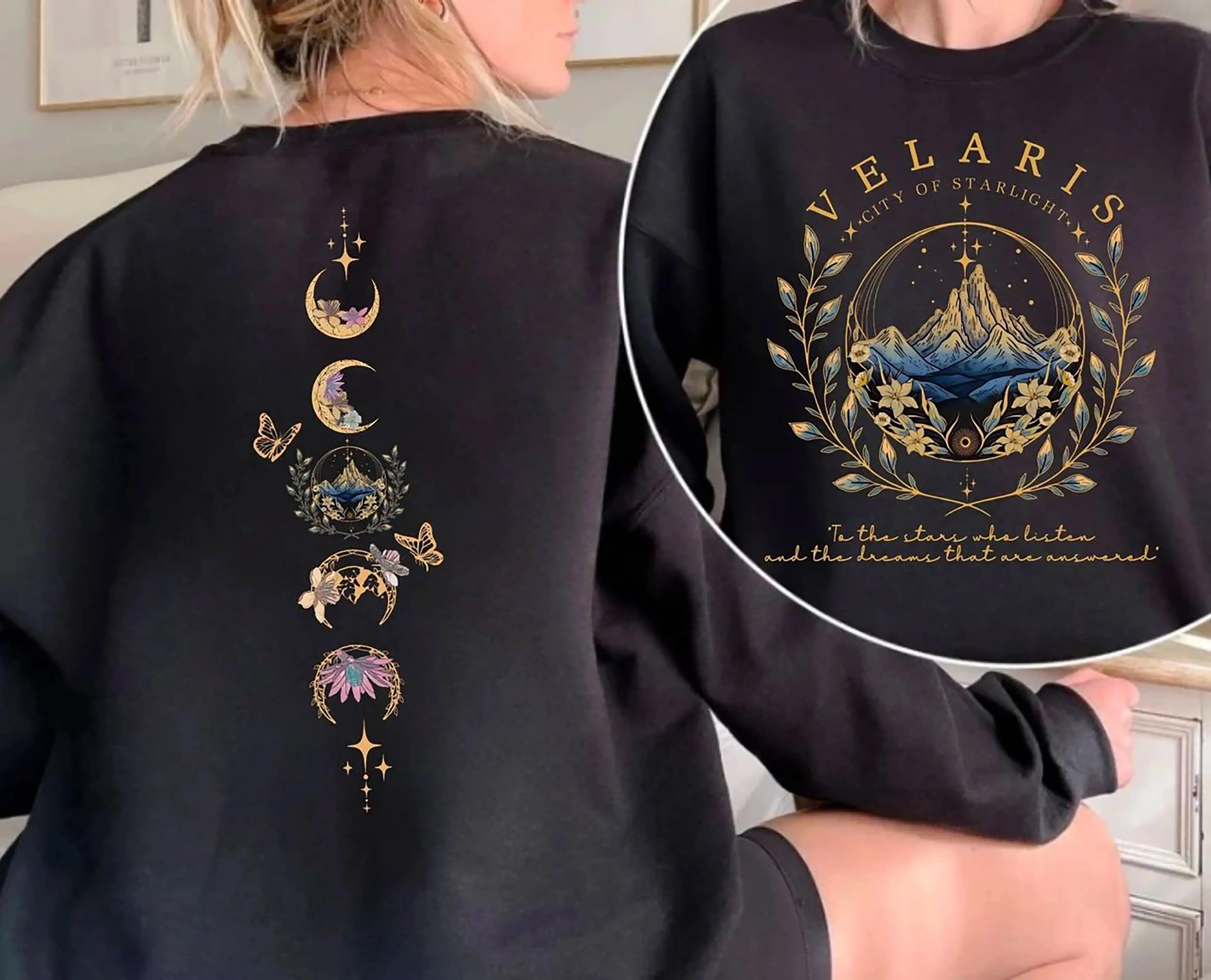 Velaris Sweatshirt, A Court of Thorns And Roses Shirt, Acotar Hoodie, Velaris Crewneck, Night Court Shirt, Booktok Sweatshirt, Bookish Shirt, Fantasy Romance Reader Sweatshirt, Book Lover Hoodie