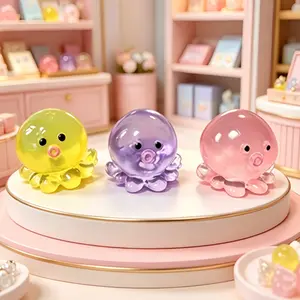 Cute Transparent Octopus Squishy | Perfect Stress Relief for Anxiety