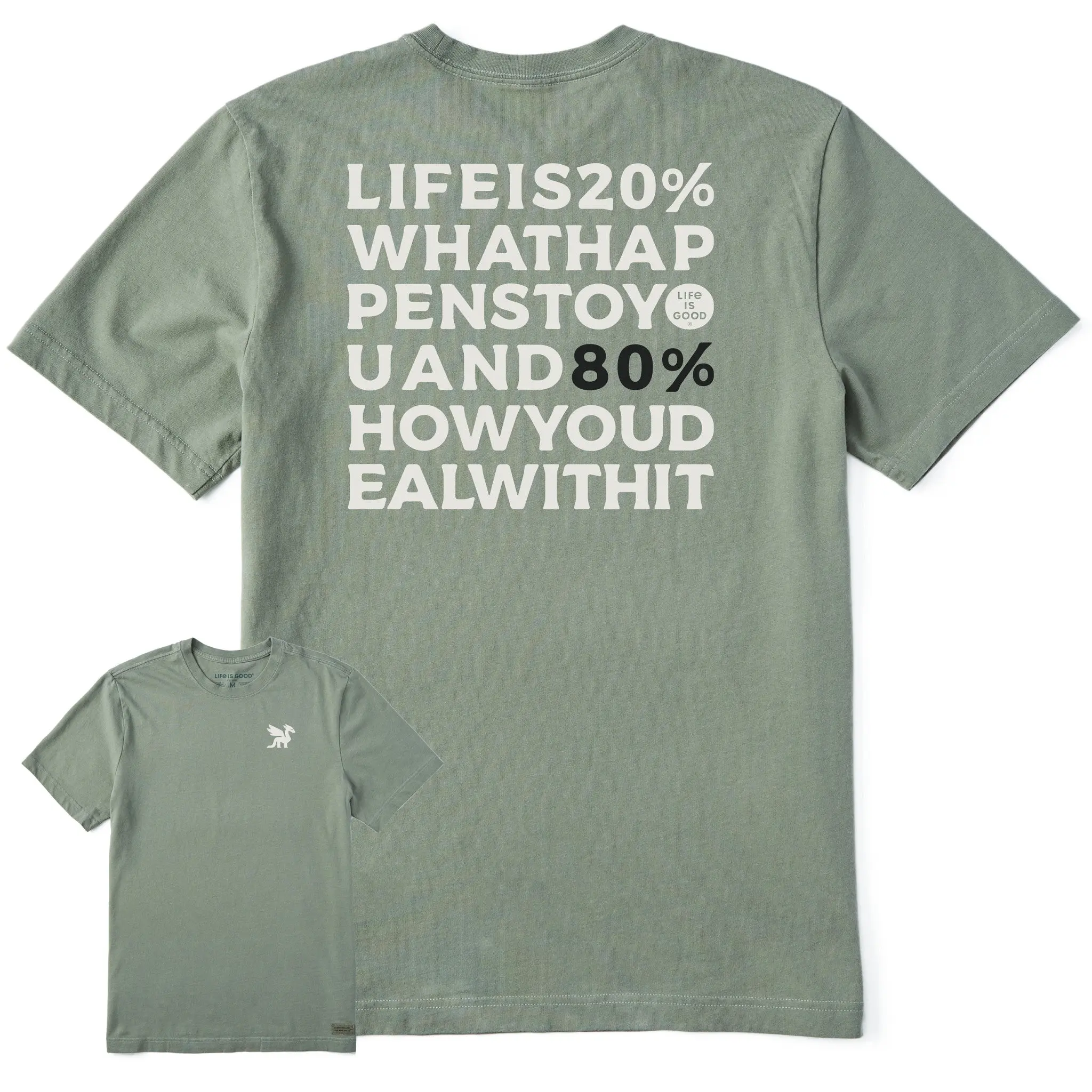 Men's Bert's 80% Short Sleeve Crusher Tee