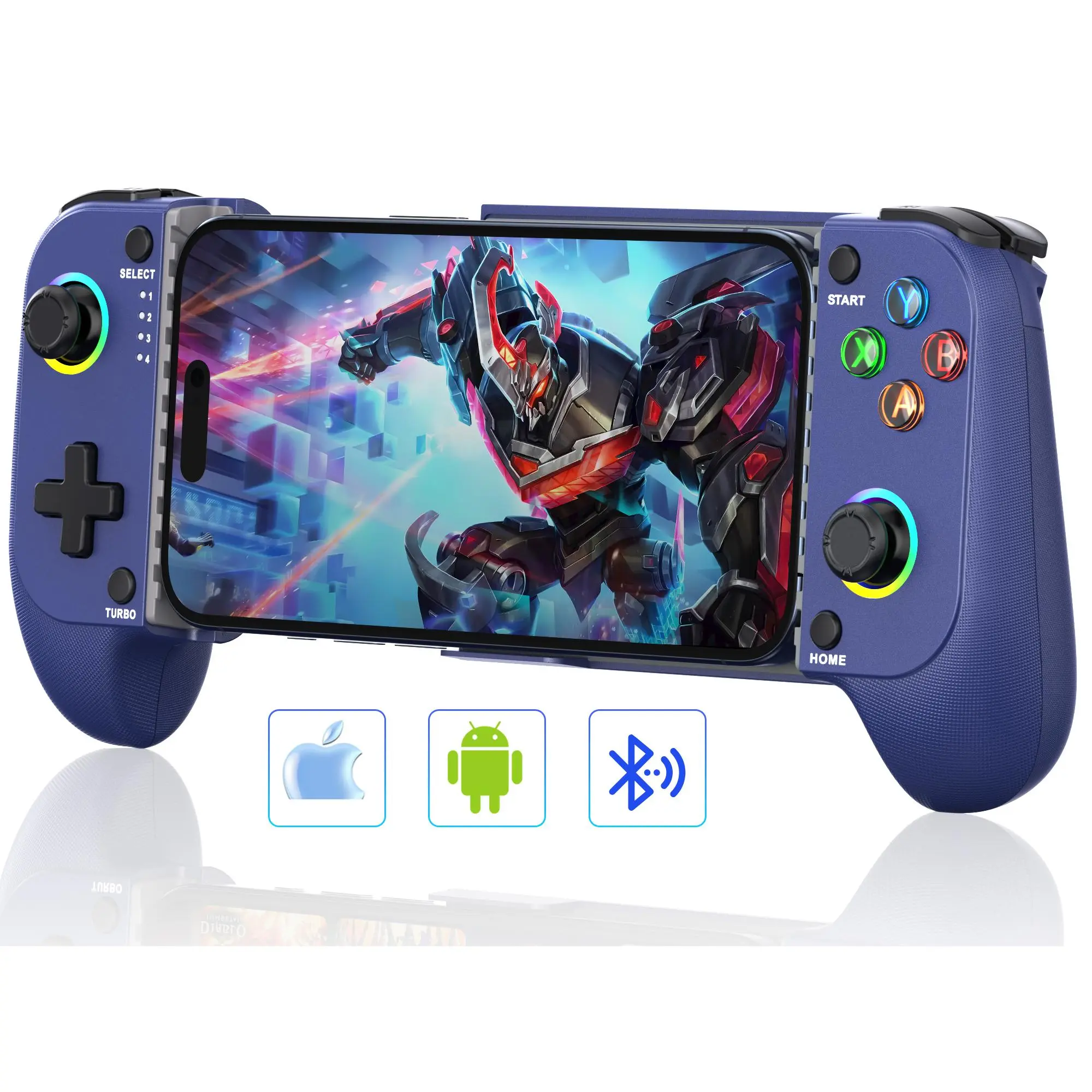 ESYWEN Mobile Game Controller for iphone/Android, Wireless Phone Controller with Phone Case Support, Gaming Controller Support PS Remote Play,Xbox Cloud,Steam Link,GeForce Now,MFi Apple Arcadeand Call of Duty, Roblox,back to school,back to school haul