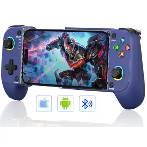 ESYWEN Mobile Game Controller for iphone/Android, Wireless Phone Controller with Phone Case Support, Gaming Controller Support PS Remote Play,Xbox Cloud,Steam Link,GeForce Now,MFi Apple Arcadeand Call of Duty, Roblox